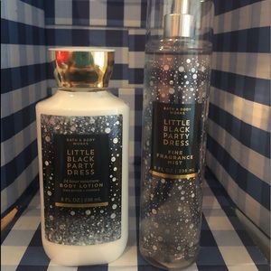 Bath &Body Works Little black Party dress Bundle